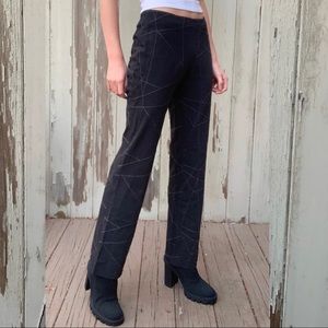 Versus by Versace Stitching Straight Leg Pants